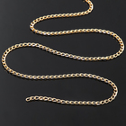 Цепочка без карабина, набор 5 шт. L=50 см, 4.6×3×0.8 мм, СМ-1319, цвет золото - Фото 2