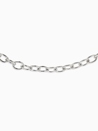 Цепочка с карабином, набор 5 шт. L=50 см, 7×5×1 мм, СМ-1935, цвет серебро - Фото 4