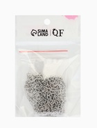 Цепочка с карабином, набор 5 шт. L=50 см, 7×5×1 мм, СМ-1935, цвет серебро - Фото 7