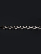 Цепочка с двумя карабинами, набор 5 шт. L=70 см, 5×3 мм, СМ-1935, цвет серебро - Фото 4