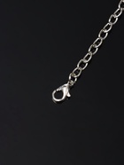 Цепочка с двумя карабинами, набор 5 шт. L=70 см, 5×3 мм, СМ-1935, цвет серебро - Фото 5