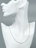 Цепочка с двумя карабинами, набор 5 шт. L=70 см, 5×3 мм, СМ-1935, цвет серебро - Фото 3