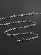 Цепочка с двумя карабинами, набор 5 шт., L=70 см, 7×5 мм, СМ-1935, цвет серебро - Фото 3