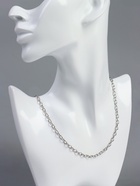 Цепочка с двумя карабинами, набор 5 шт., L=70 см, 7×5 мм, СМ-1935, цвет серебро - Фото 2