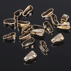 Держатель для кулонов (набор 20 шт.) 8×4 мм, цвет золото - Фото 2