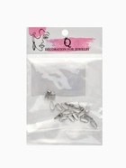 Держатель для кулонов (набор 20 шт.) 8×4 мм, цвет серебро - фото 39381015