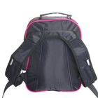 Рюкзак детский на молнии, 1 отдел, 3 наружных кармана, цвет серый/розовый - Фото 3