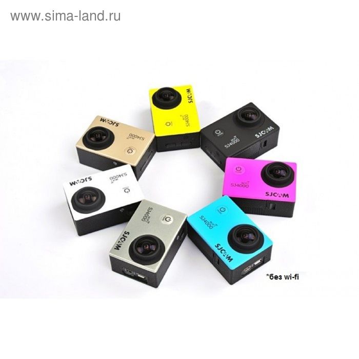 Экшн камера SJCAM SJ4000 черная 1920*1080/CMOS/3Mpix/4х/1,5"/12крепл. в комплекте - Фото 1