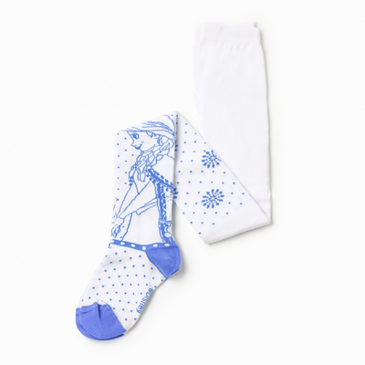 Колготки детские новогодние «Эльза и Анна» Холодное сердце, Дисней, рост 116-122 см