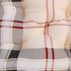 Подушка для стула АДЕЛЬ «Лондон», цвет бордо, размер 35х35 см, полисатин - Фото 3