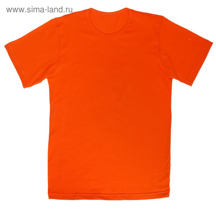 Футболка для мальчика, рост 122 см, цвет оранжевый 0611/1 - Фото 1