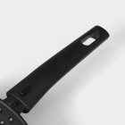 Сковорода-вок, d=24 см, съёмная ручка, антипригарное покрытие, алюминий, чёрная - Фото 4