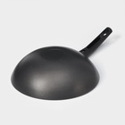 Сковорода-вок, d=24 см, съёмная ручка, антипригарное покрытие, алюминий, чёрная - Фото 8