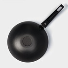 Сковорода-вок, d=24 см, съёмная ручка, антипригарное покрытие, алюминий, чёрная - Фото 9