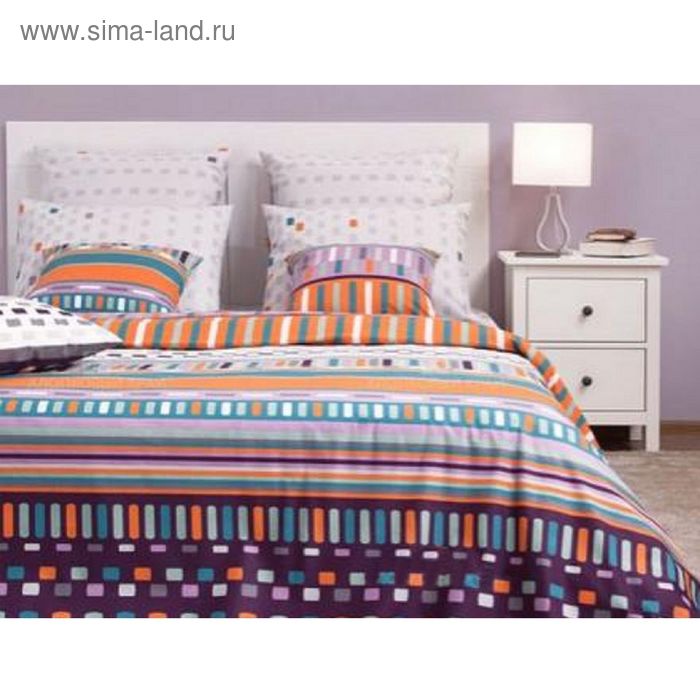 Постельное бельё 1.5 сп «Ливерпуль джем», размер 156x220 см, 140x205 см, 70x70 см - 2 шт - Фото 1