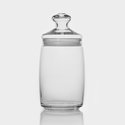 Банка для хранения сыпучих продуктов Paşabahçe Cesni, 1.1 л, стекло, прозрачная