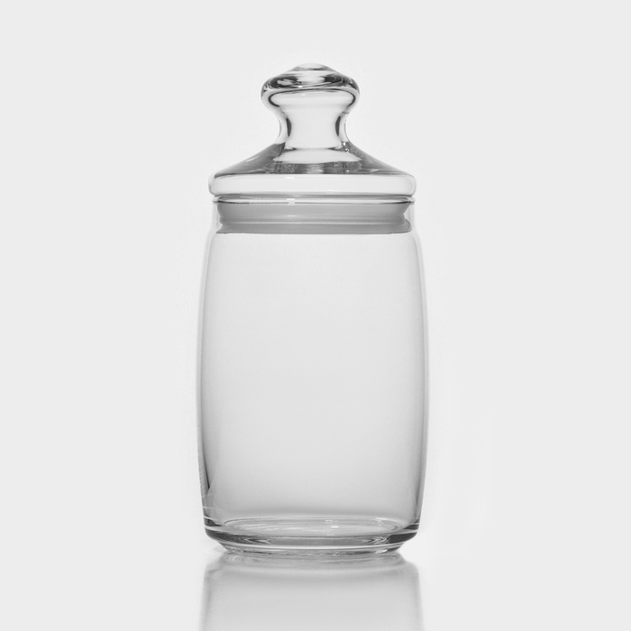 Банка для хранения сыпучих продуктов Paşabahçe Cesni, 1.1 л, стекло, прозрачная - Фото 1