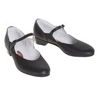 Туфли народные женские, длина по стельке 23,5 см, цвет чёрный - Фото 1