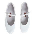 Туфли народные женские, длина по стельке 26 см, цвет белый - Фото 2
