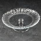 Блюдо на ножке стеклянное Aurora, d=20.5 см - Фото 2