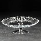 Блюдо на ножке стеклянное Aurora, d=20.5 см - Фото 4