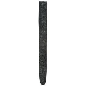 

Ремень для гитары Planet Waves 25LE00 Embossed, кожаный, черный