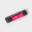 Мешки для мусора «Профи», 120 л, ПНД, 12 мкм, 69×100 см, 10 шт., чёрные - Фото 1