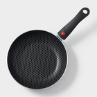 Сковорода Forever, d=22 см, съёмная ручка, стеклянная крышка, антипригарное покрытие, алюминий, чёрная - Фото 4