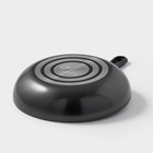 Сковорода Forever, d=22 см, съёмная ручка, стеклянная крышка, антипригарное покрытие, алюминий, чёрная - Фото 5