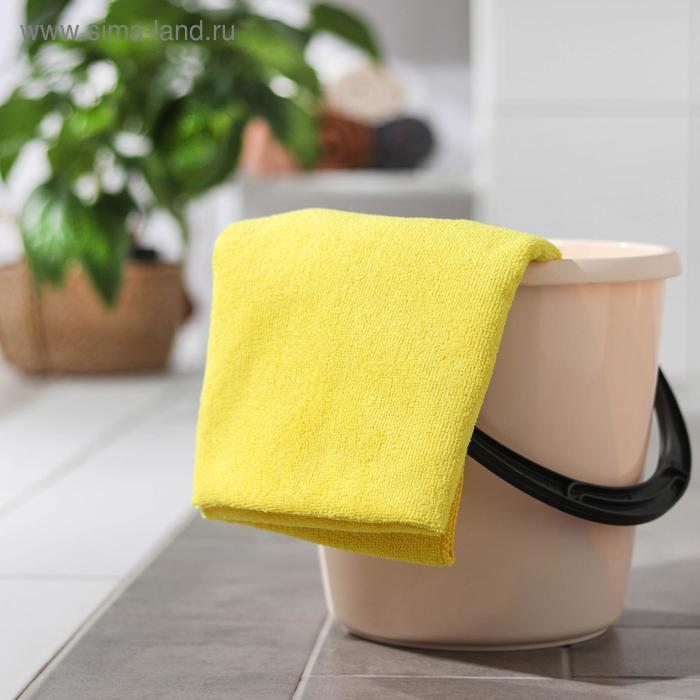 Салфетка из микрофибры, 80×100 см, 280 г/м2, цвет МИКС - Фото 1