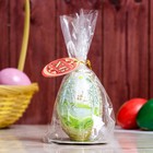 свеча Яйцо "Плетеное позолоченное Русский пейзаж" - Фото 1