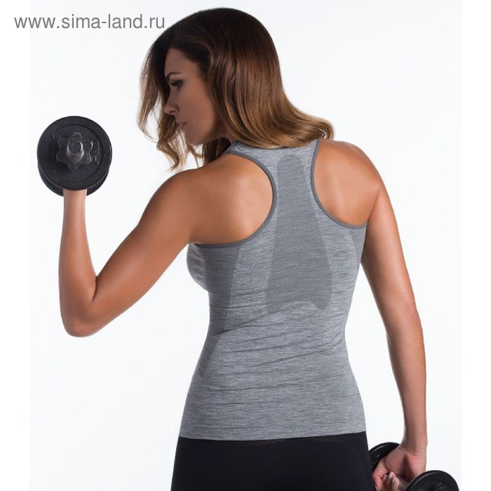 Спортивная майка IN-Canotta Active-Fit, цвет melange grigio, размер 4-L/XL - Фото 1