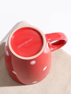 Кружка Доляна «Красный горох», 360 мл, керамика, красная - Фото 5