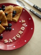 Тарелка Доляна «Красный горох», d=27 см, керамика, красная - Фото 6