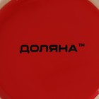 Тарелка глубокая Доляна «Красный горох», 700 мл, d=18 см, керамика, красная - Фото 5