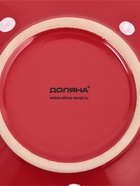 Тарелка глубокая Доляна «Красный горох», 700 мл, d=18 см, керамика, красная - Фото 4