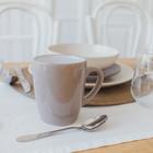 Кружка Доляна «Дымка», 360 мл, керамика, цвет коричневый - Фото 5