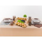 Тарелка керамическая десертная Доляна «Дымка», d=19 см - Фото 3