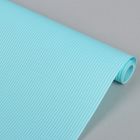 Коврик противоскользящий «Полосы», 30×150 см, цвет голубой - Фото 1