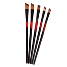 Набор кистей для рисования, нейлон, 5 штук, плоские, скошенные, международный размер 1505418