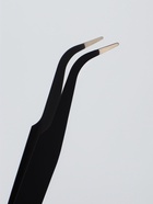 Пинцет для наращивания ресниц, загнутый, 12 см, чёрный - Фото 3