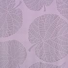 Коврик противоскользящий «Листья», 45×100 см, цвет фиолетовый - Фото 2