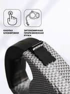 Рулетка с поводком-лентой, резиновая ручка, 5 м, вес животного до 15 кг - Фото 2