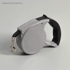 Рулетка с поводком-лентой, резиновая ручка, 5 м, вес животного до 15 кг - Фото 10