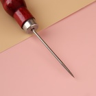 Шило швейное, 13×2 см, красное - Фото 2