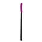 Щёточка для ресниц силиконовая, цвет фиолетовый - Фото 2