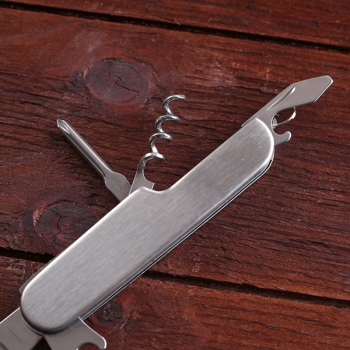 Нож швейцарский под гравировку 6в1 - фото 1906830041