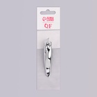 Кусачки книпсер маникюрные, скошенное лезвие, 6 см - Фото 3