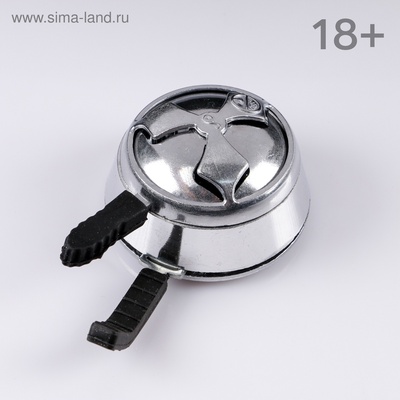 Калауд d=12 см, с силиконовой ручкой, хром