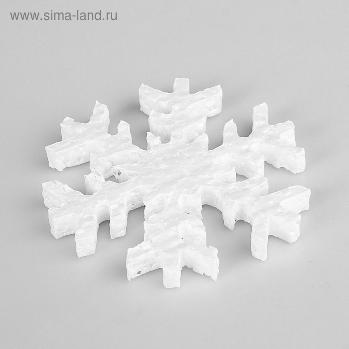 Набор снежинок "Мороз и солнце" 10 см, 5 штук - Фото 1